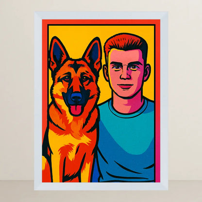 Ritratto personalizzato stile Pop Art | Incorniciamoci