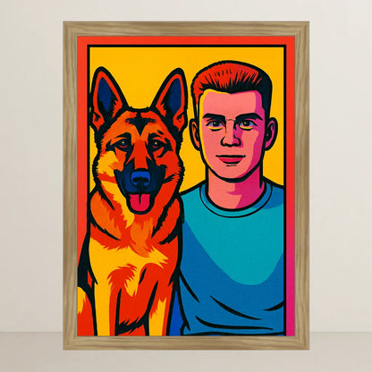 Ritratto personalizzato stile Pop Art | Incorniciamoci