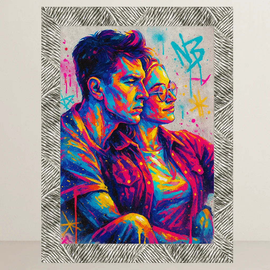 Ritratto personalizzato stile Street Art | Incorniciamoci