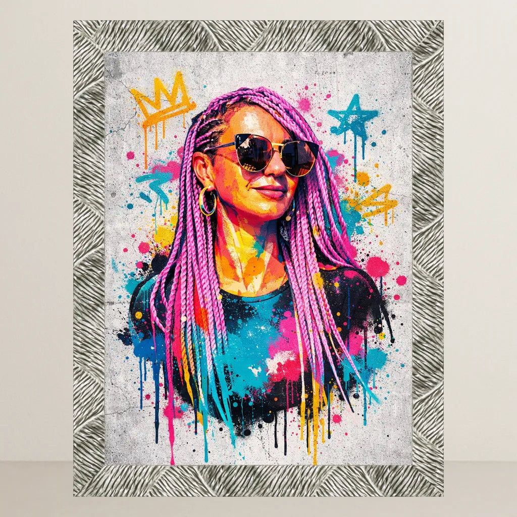Ritratto personalizzato stile Street Art | Incorniciamoci