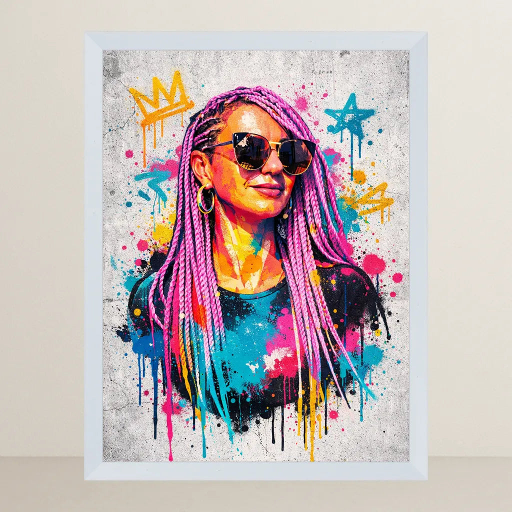 Ritratto personalizzato stile Street Art | Incorniciamoci