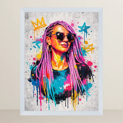 Ritratto personalizzato stile Street Art | Incorniciamoci