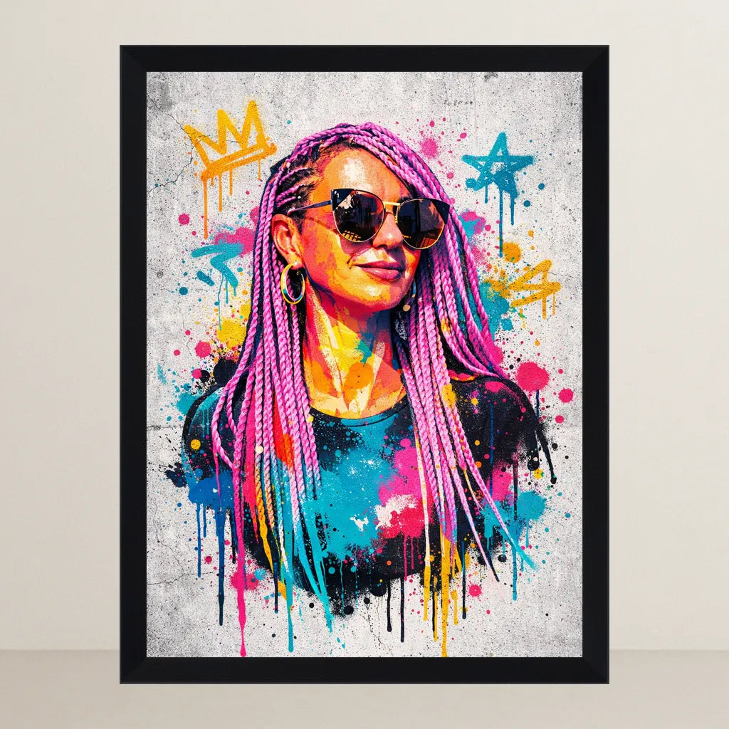 Ritratto personalizzato stile Street Art | Incorniciamoci