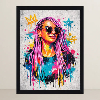 Ritratto personalizzato stile Street Art | Incorniciamoci