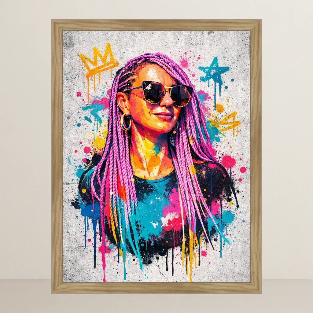 Ritratto personalizzato stile Street Art | Incorniciamoci