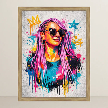 Ritratto personalizzato stile Street Art | Incorniciamoci