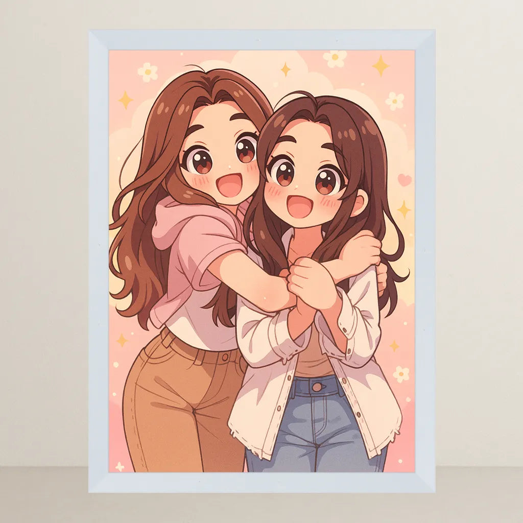 Ritratto personalizzato stile Super Dolce | Incorniciamoci