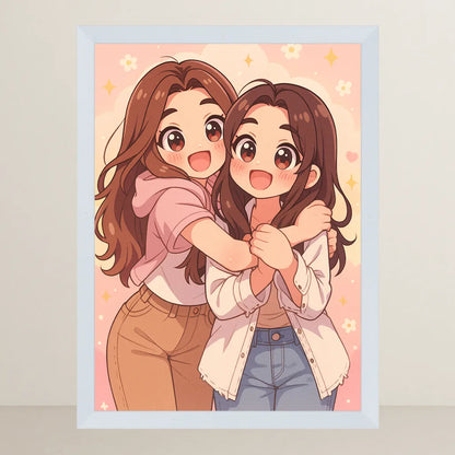 Ritratto personalizzato stile Super Dolce | Incorniciamoci