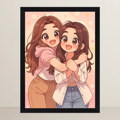 Ritratto personalizzato stile Super Dolce | Incorniciamoci