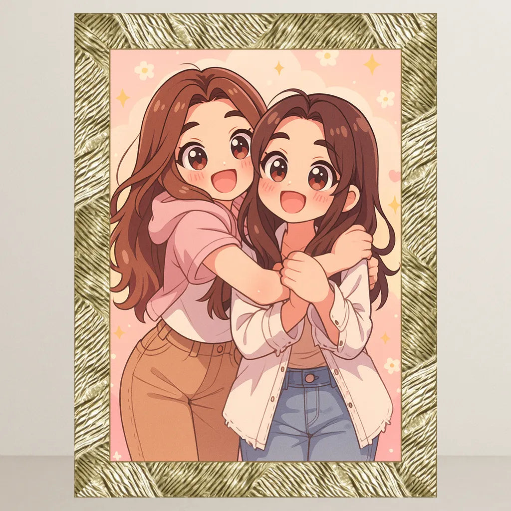 Ritratto personalizzato stile Super Dolce | Incorniciamoci