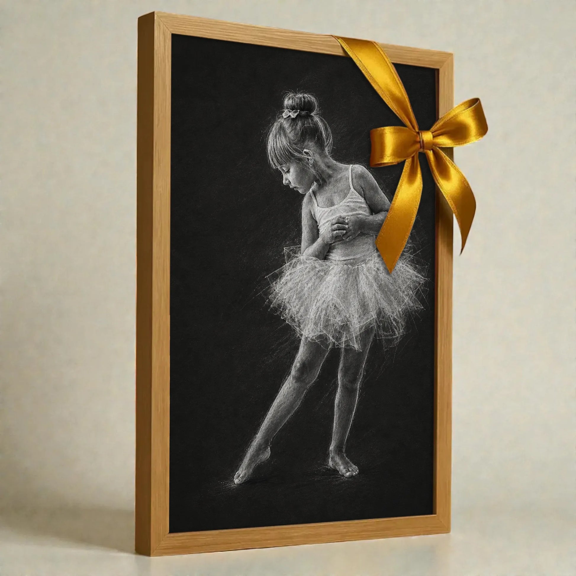 Ritratto personalizzato stile Gesso Noir | Incorniciamoci
