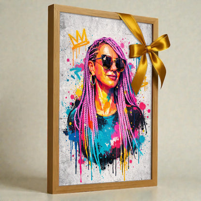 Ritratto personalizzato stile Street Art | Incorniciamoci