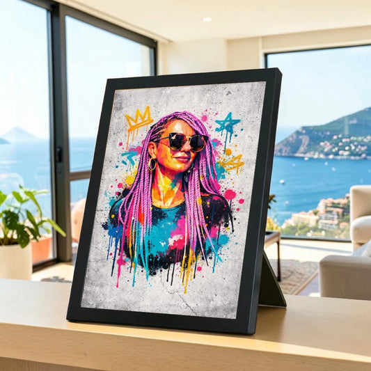 Ritratto personalizzato stile Street Art | Incorniciamoci