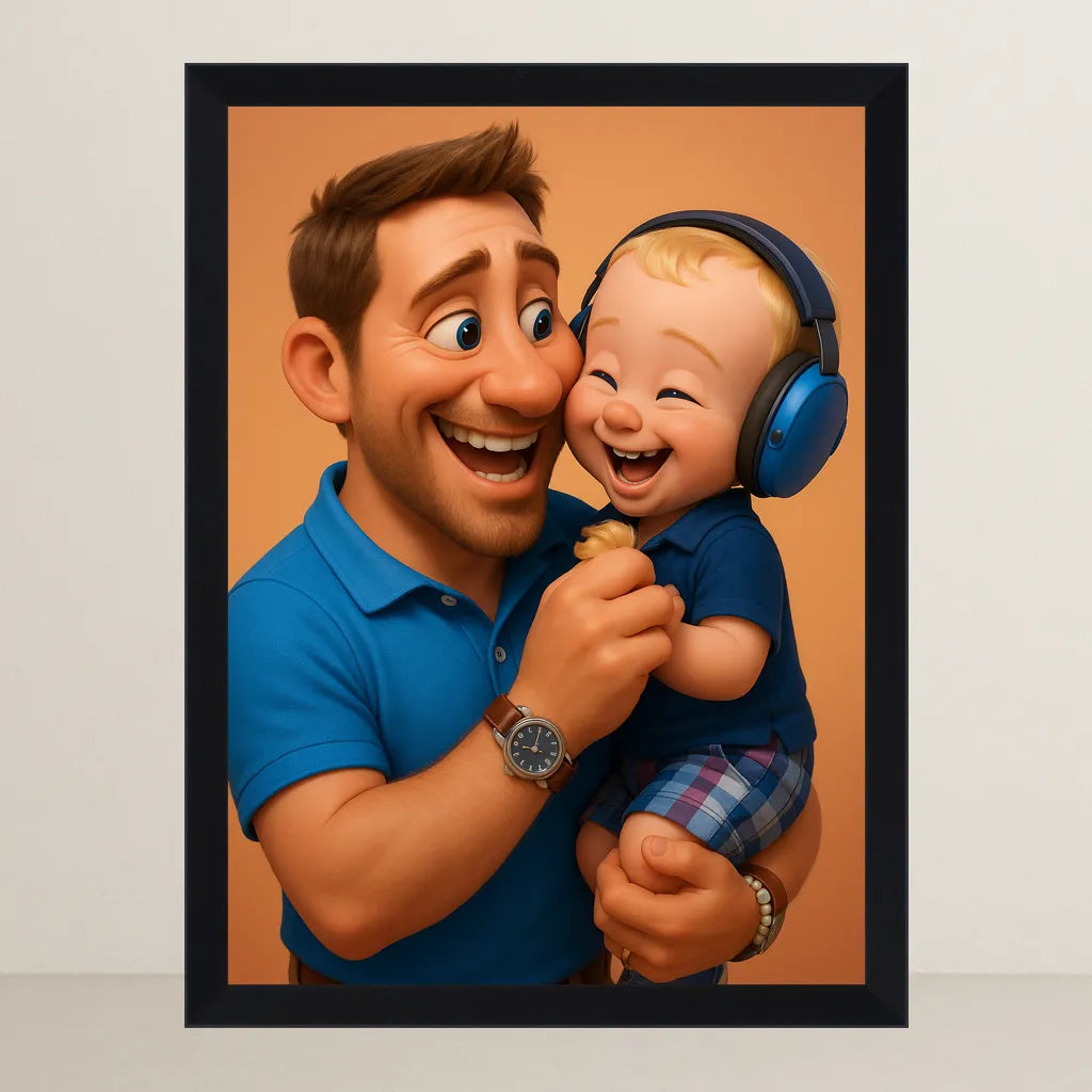 Ritratto personalizzato stile Cartoon 3D | Incorniciamoci