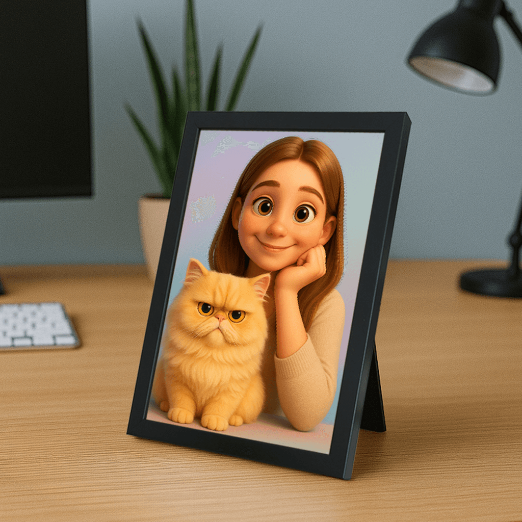 Ritratto personalizzato stile Cartoon 3D | Incorniciamoci