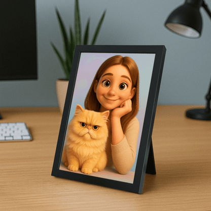 Ritratto personalizzato stile Cartoon 3D | Incorniciamoci