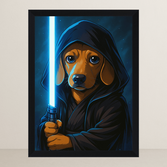 Ritratto personalizzato stile Cavaliere Blu | Incorniciamoci