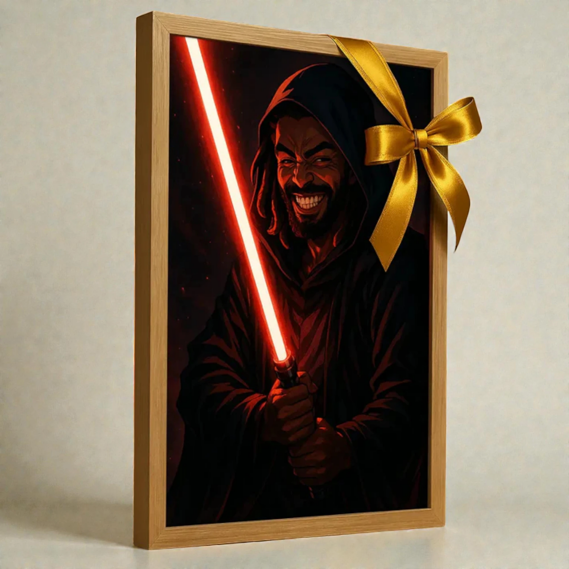 Ritratto personalizzato stile Cavaliere Rosso | Incorniciamoci