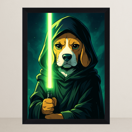 Ritratto personalizzato stile Cavaliere Verde | Incorniciamoci