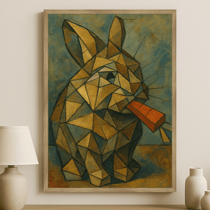 Ritratto personalizzato stile Cubismo | Incorniciamoci