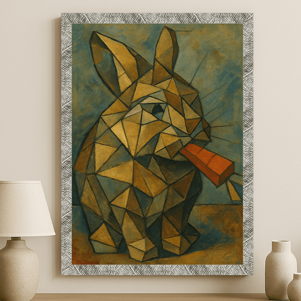 Ritratto personalizzato stile Cubismo | Incorniciamoci