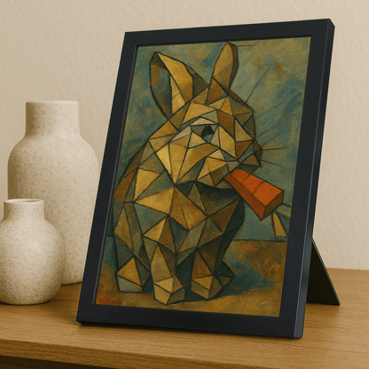 Ritratto personalizzato stile Cubismo | Incorniciamoci