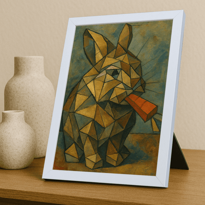 Ritratto personalizzato stile Cubismo | Incorniciamoci