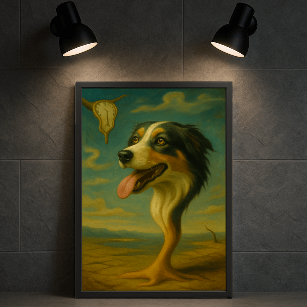 Ritratto personalizzato stile Dali | Incorniciamoci