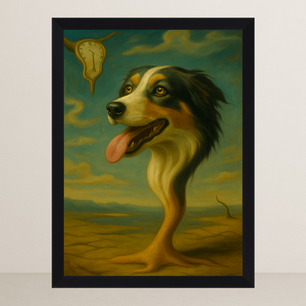 Ritratto personalizzato stile Dali | Incorniciamoci