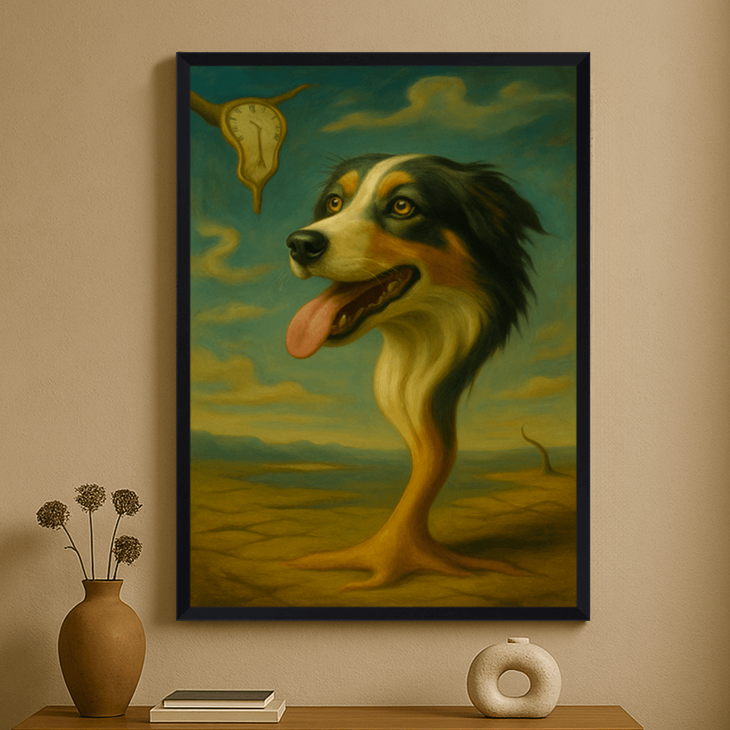 Ritratto personalizzato stile Dali | Incorniciamoci