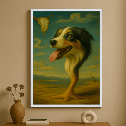 Ritratto personalizzato stile Dali | Incorniciamoci