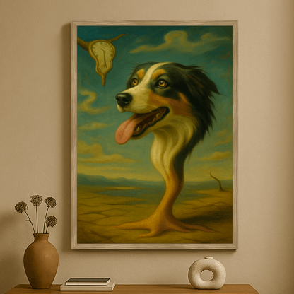 Ritratto personalizzato stile Dali | Incorniciamoci