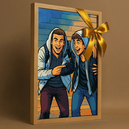 Ritratto personalizzato stile Fumetto americano | Incorniciamoci