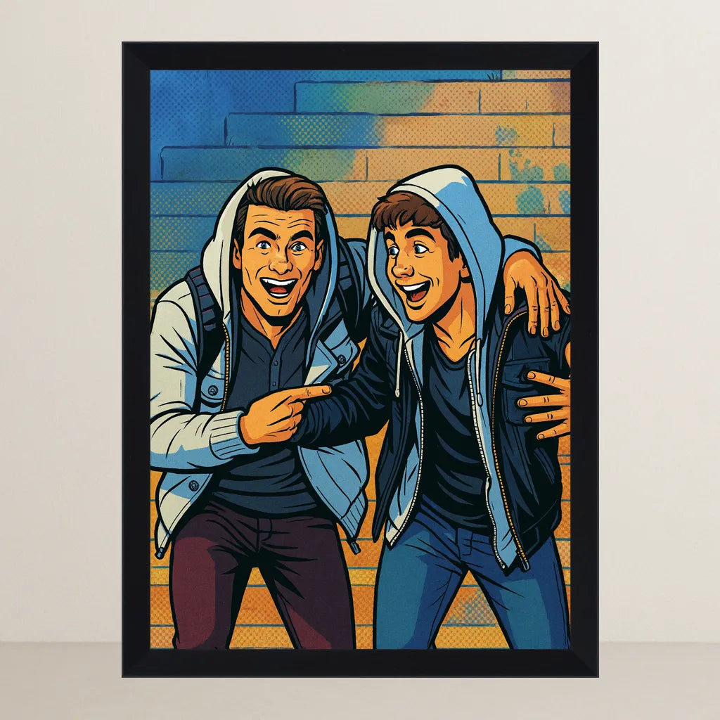 Ritratto personalizzato stile Fumetto americano | Incorniciamoci