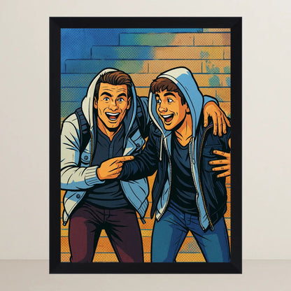 Ritratto personalizzato stile Fumetto americano | Incorniciamoci