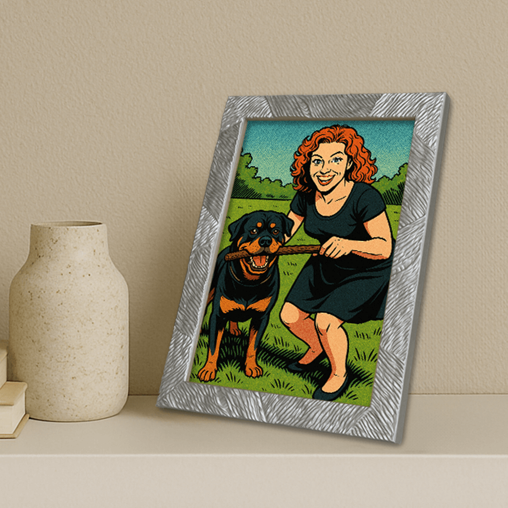 Ritratto personalizzato stile Fumetto americano | Incorniciamoci