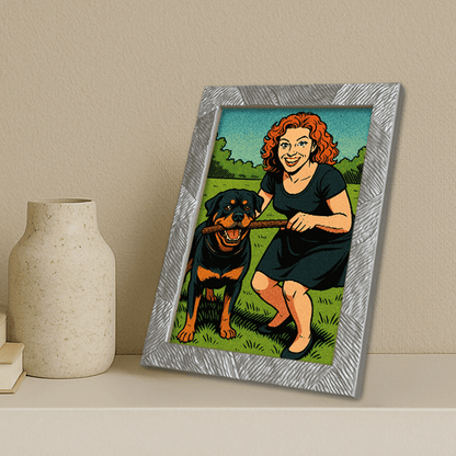 Ritratto personalizzato stile Fumetto americano | Incorniciamoci