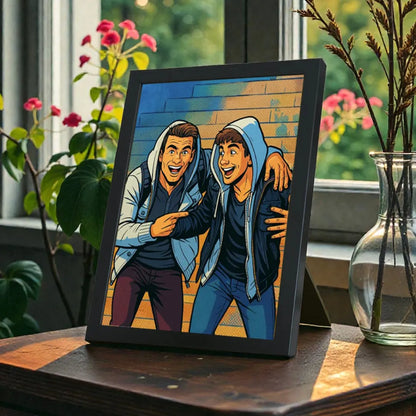 Ritratto personalizzato stile Fumetto americano | Incorniciamoci