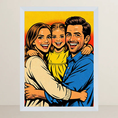 Ritratto personalizzato stile Fumetto anni 60 | Incorniciamoci