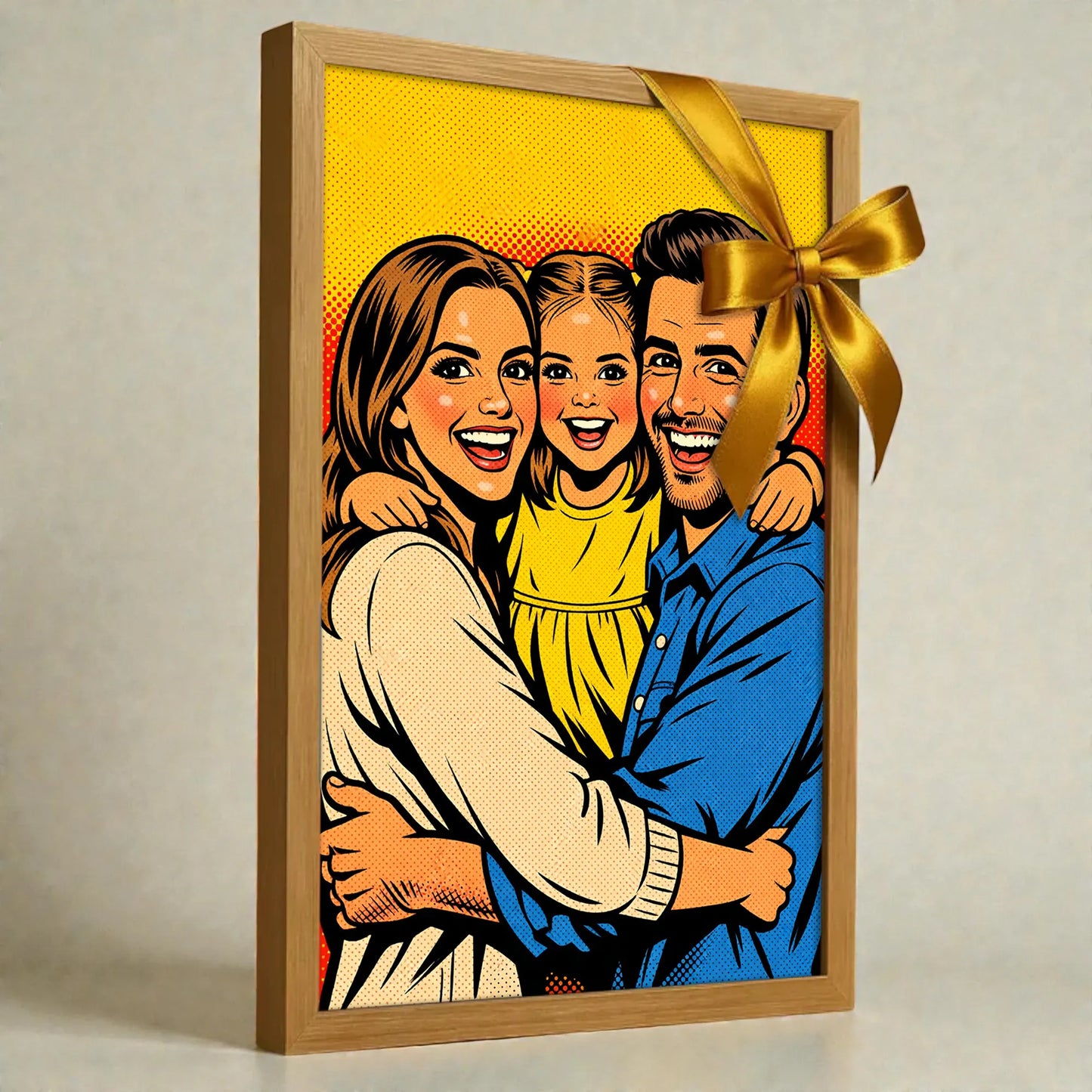 Ritratto personalizzato stile Fumetto anni 60 | Incorniciamoci