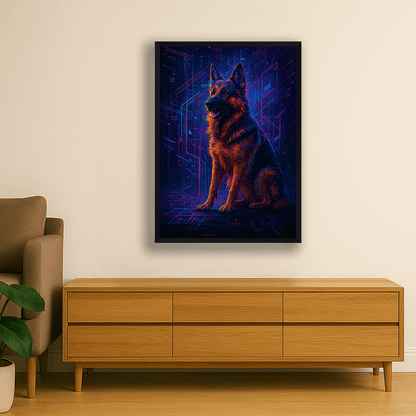 Ritratto personalizzato stile Glitch | Incorniciamoci