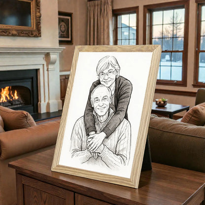 Ritratto personalizzato stile Inchiostro | Incorniciamoci