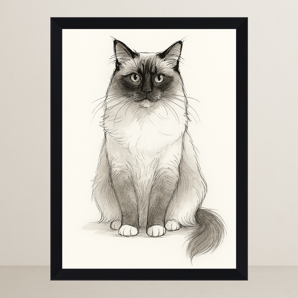 Ritratto personalizzato stile Inchiostro | Incorniciamoci