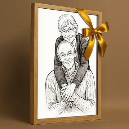 Ritratto personalizzato stile Inchiostro | Incorniciamoci