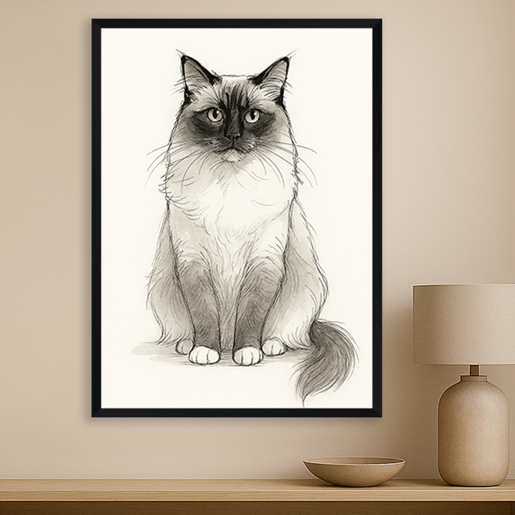 Ritratto personalizzato stile Inchiostro | Incorniciamoci