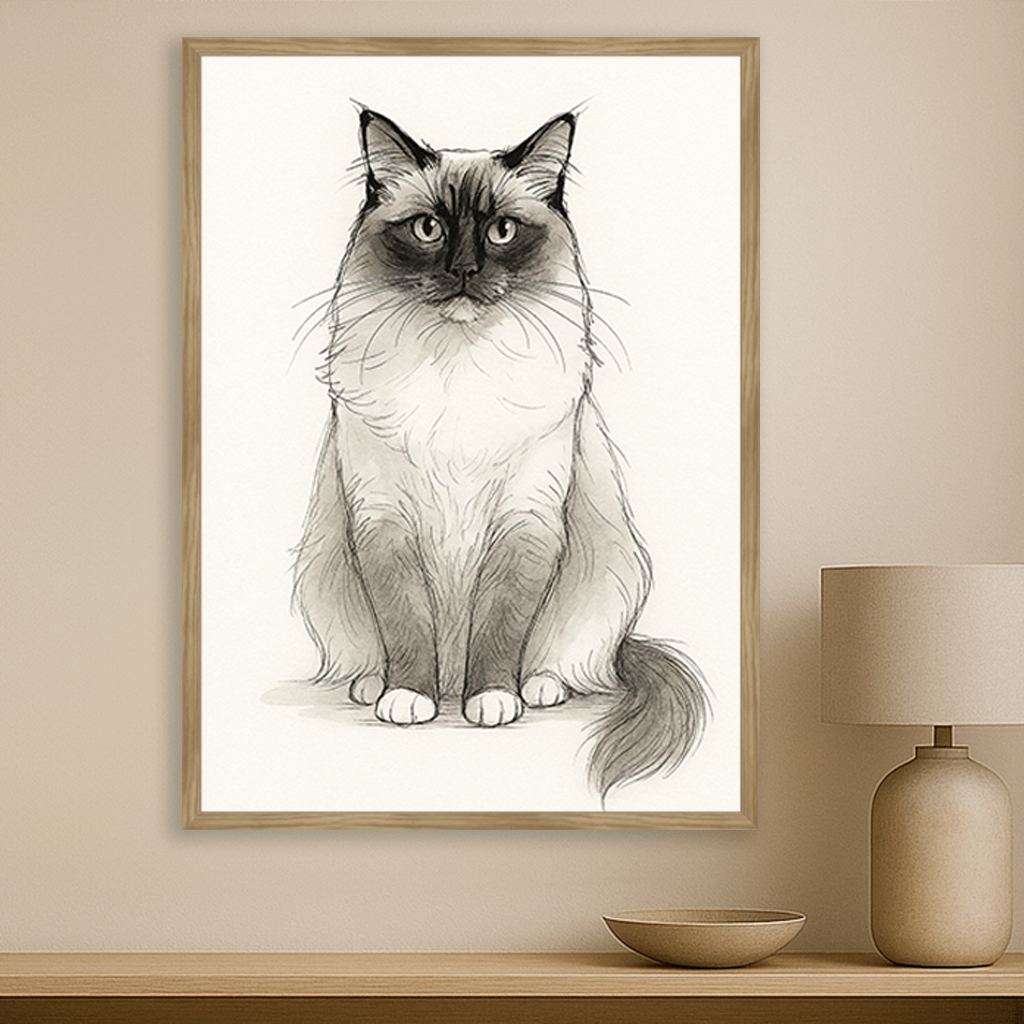 Ritratto personalizzato stile Inchiostro | Incorniciamoci