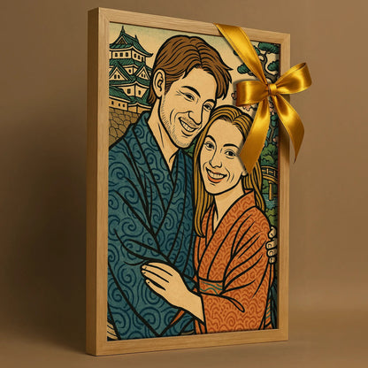 Ritratto personalizzato stile Japan | Incorniciamoci