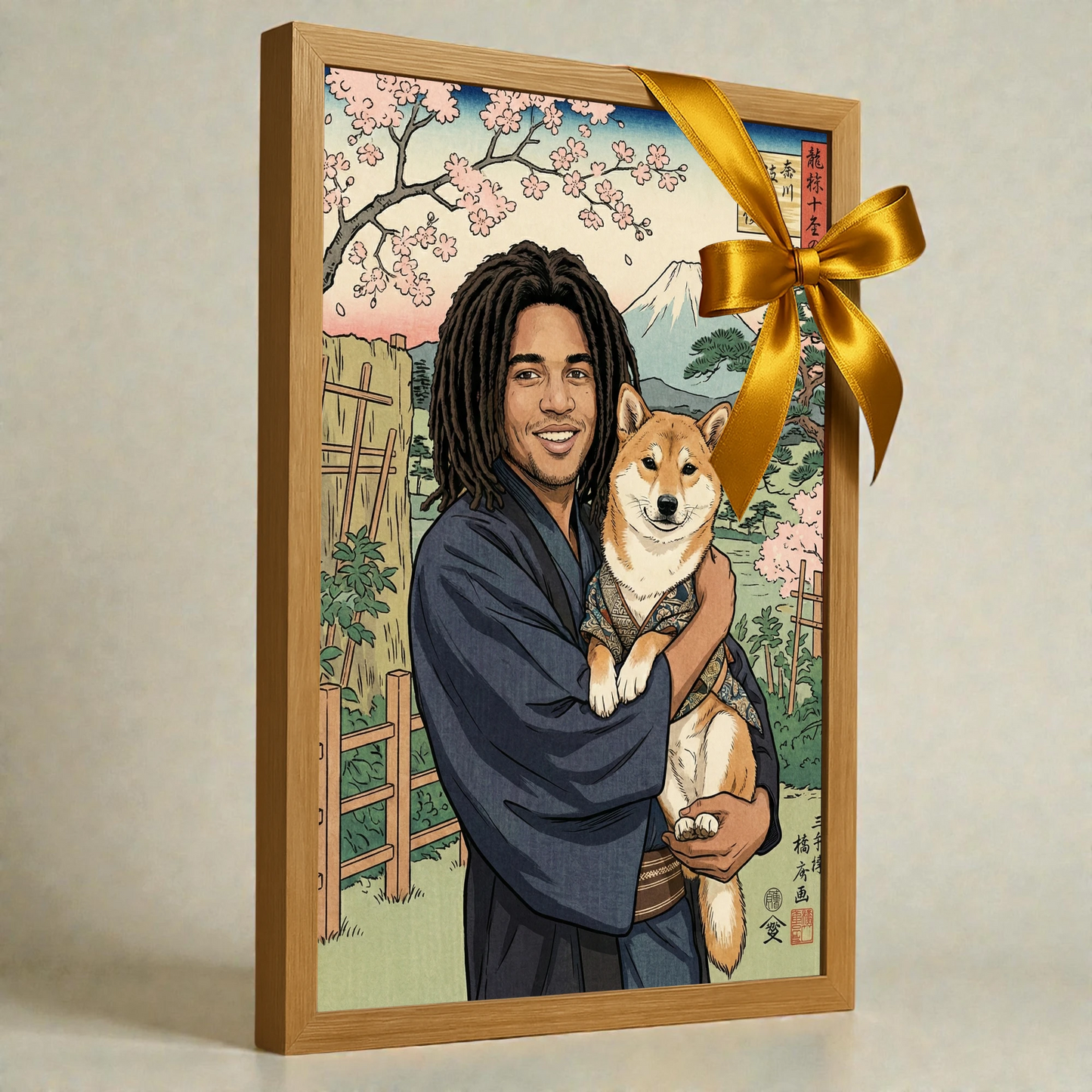 Ritratto personalizzato stile Japan | Incorniciamoci