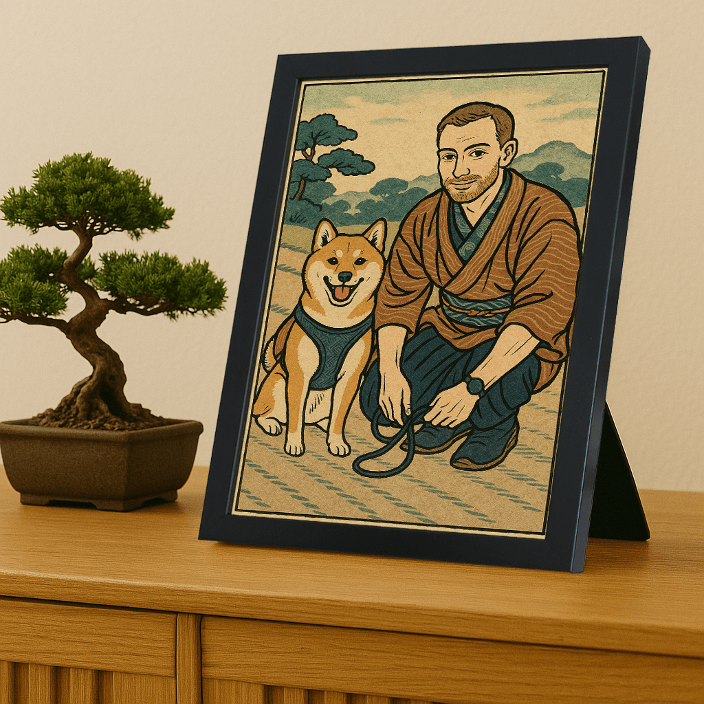 Ritratto personalizzato stile Japan | Incorniciamoci