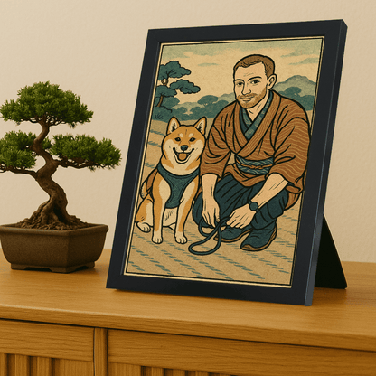 Ritratto personalizzato stile Japan | Incorniciamoci